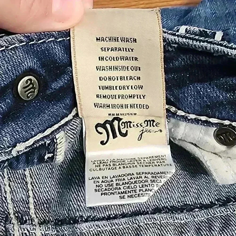 Miss Me Womens Sunny Bootcut Jeans 28x32 JPD1015-5 - Picture 10 of 13